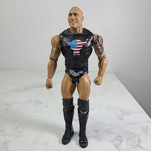 WWE The Rock Wrestling Action Figure Mattel Basic Series 86 Dwayne Johnson - Picture 1 of 4