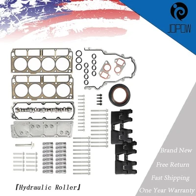 12689035 For 2005 2006-13 GMC Sierra 1500 Complete Non AFM/DOD Camshaft Kit Foto 1 de 4