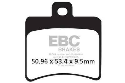 Plaquettes de frein Sfac en carbone pour scooter Ebc Aprilia Benelli Tgb Sfac298 - Photo 1/2