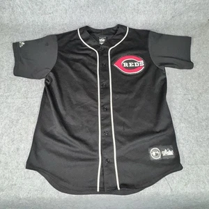 Ken Griffey Cincinnati Reds 90s Majestic Baseball Trikot Herren L schwarz Vintage - Bild 1 von 7