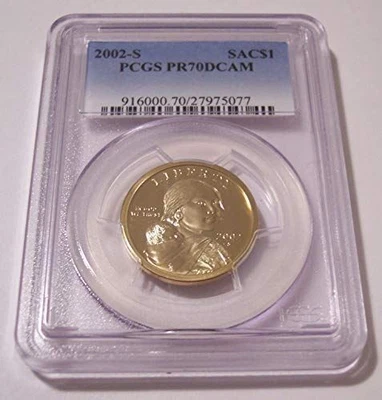 2002 S Native American Dollar Proof PR70 DCAM PCGS - Image 1 of 2