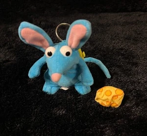 Bear In The Big Blue House Tutter Mouse Plush 4” vntg keychain 1999 Jim Henson - Picture 1 of 9