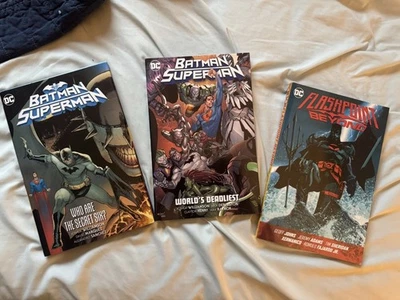 Lot Of  3 Dc Collected Editions Including Batman, Superman, Etc. One HC Two PB - Image 1 of 4