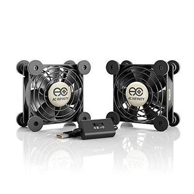 AC Infinity MULTIFAN S5, Quiet Dual 80mm USB Fan, UL-Certified for Receiver DVR - Image 1 of 4