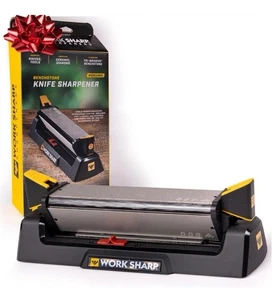 Work Sharp Benchstone Knife Sharpener, 3 sided for faster manual pocket & More - Picture 1 of 8