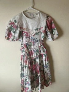 vintage 80s/90s children’s smocked dress - Picture 1 of 3