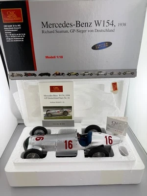 CMC Mercedes - Benz W154 1938 1/18 Limited Edition Model Car. Richard Seaman - Image 1 of 4