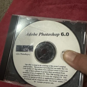 Photoshop 6.0 for Windows w/ serial number I’m Not Sure If It’s Used Or No Art - Photo 1/10