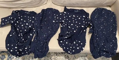 Set of 2 Happiest Baby SNOO Sleep Sack 100% Organic Cotton Swaddles Crib Sheets - Image 1 of 4