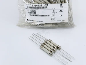 10PCS 0324025.MXP Littelfuse Fuse 25A 250V 125V Fast Acting 3AB 6.3x32mm Axial - Picture 1 of 6