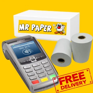 Barclaycard iWL250 PDQ / Credit Card Machine Rolls (Box of 20) FREE DELIVERY - Picture 1 of 3