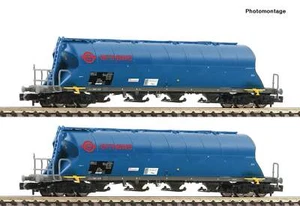 Fleischmann 849007 N Gauge Ermewa Uacs Dust Silo Wagon Set (2) V - Picture 1 of 2