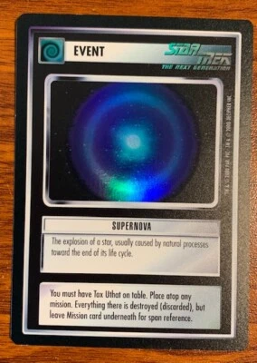 2000 Decipher Star Trek Reflections Supernova Used Free Shipping - Image 1 of 2