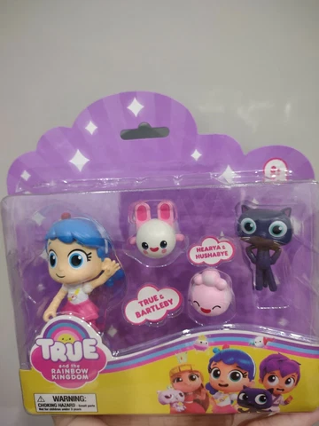 True and The Rainbow Kingdom 4" Four Figurine Toy Set - Brand New Cover