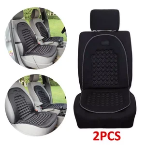 Cojín de silla de asiento delantero de coche almohadilla suave cubierta protectora alfombrilla cómoda negra NUEVO - Imagen 1 de 10