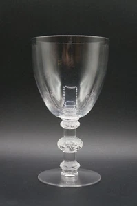 Lalique Crystal Saint Hubert Water Goblet 6 1/8 Inches France - Picture 1 of 7