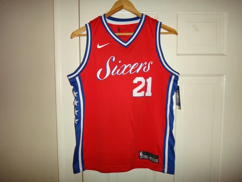 Irregular Youth M (10/12) Joel Embiid Nike Philadelphia 76ers Swingman Jersey Cover