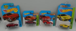 HOT WHEELS LAMBORGHINI X4 COUNTACH, HURACAN, VENENO & URUS NEU AUF BLISTER - Bild 1 von 12