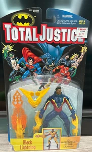 NEU 1997 Kenner Total Justice Black Lightning Figur Neu im Karton versiegelt - Bild 1 von 7