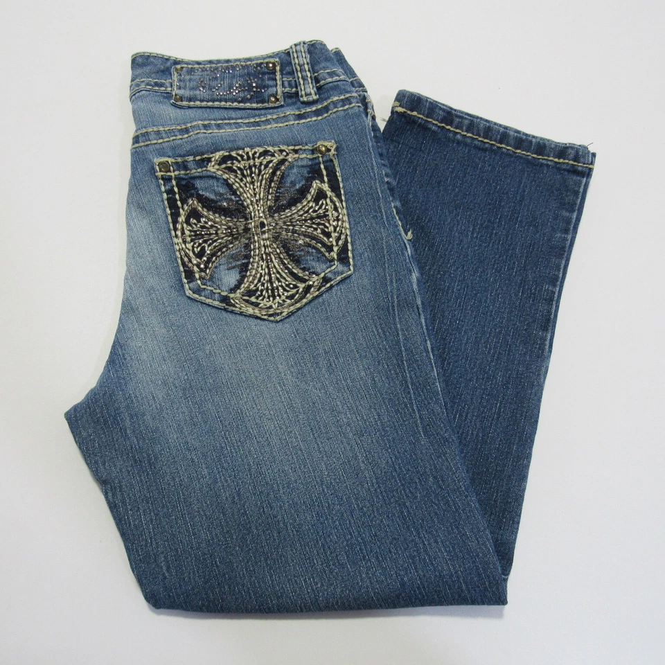 Code Bleu Womens Regular straight Ankle Stretch W30 / L26  UK 12 REF (M17359 - Image 1 of 4