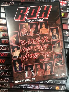 ROH Ring Of Honor DVD - SURVIVAL OF THE FITTEST 2006 - Rare OOP Pro Wrestling - Picture 1 of 2