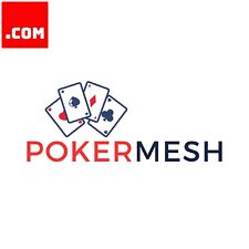 Domain Name 2 Word Short Letter PokerMesh.com Brandable Premium Poker Game Names