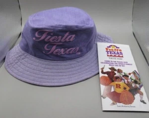 collectable Fiesta Texas bucket hat 1993 & brochure amusement park TX preowned - Picture 1 of 8