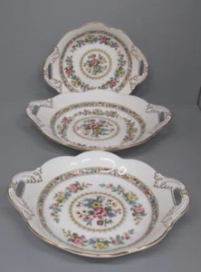 Coalport MING ROSE Nested  Bon Bon Dishes THREE SIZES More Items Here RARE ITEMS - Picture 1 of 4