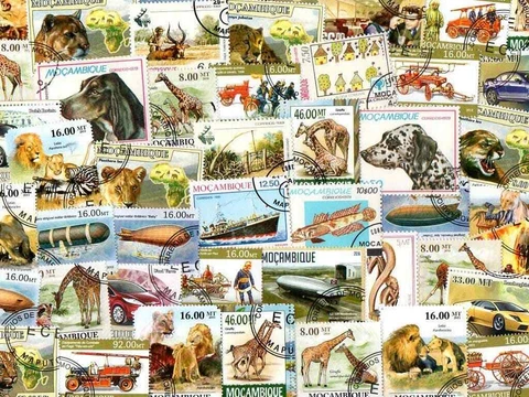Mozambique : 100 DIFFERENT STAMPS : pghstamps packet Cover