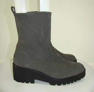 ¡NUEVO! BOTINES DE GAMUZA GRIS VERDE PAUL 8.5 UK = TALLA 11 US C131 - Imagen 1 de 11