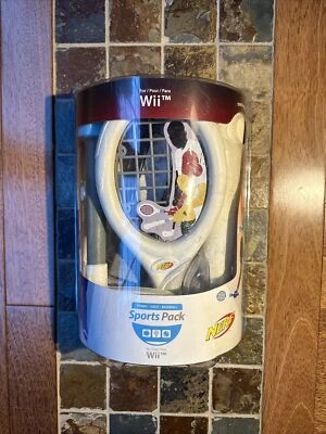 Nerf Cool Nintendo Sports Pack Wii Tennis Golf Baseball New Sealed - Image 1 of 4