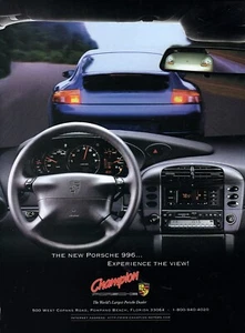 1998 Porsche 911 996 "Experience the View" Original Print Ad - Picture 1 of 1