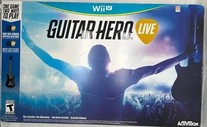Nintendo Wii U Guitar Hero Live Bundle Komplett Box Dongle Controller Spiel - Bild 1 von 13