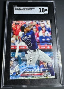 Ronald Acuna Jr. Braves Rookie Card 2018 Topps HMW50 Graded SGC 10 - Picture 1 of 2
