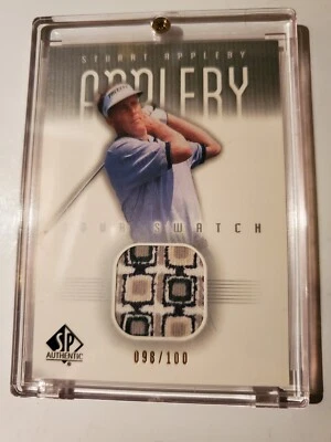2001 SP Authentic STUART APPLEBY TOUR SWATCH TOURNEY WORN SHIRT SA-TS - Image 1 of 2