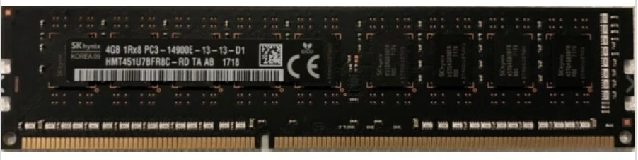 Original Apple 4GB 1Rx8 PC3-14900E DDR3 1866MHz DIMM MAC PRO 2013 Ivy Bridge - Image 1 of 1