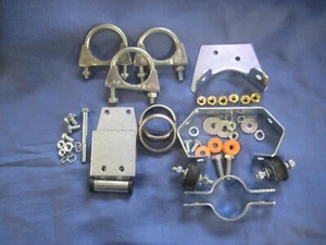 KIT DE MONTAJE DE ESCAPE MGB o anillos .medio, trasero 1970-1974 PARACHOQUES CROMADO - Imagen 1 de 1