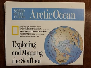 National Geographic / Mapa / Océano Ártico / Enero 1990 - Imagen 1 de 3