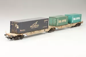 H0 Roco 66567 AC Achs Containerwagen SBB 4952 000-1 Schmutz/Kratz/Mängel m.OVP - Bild 1 von 24