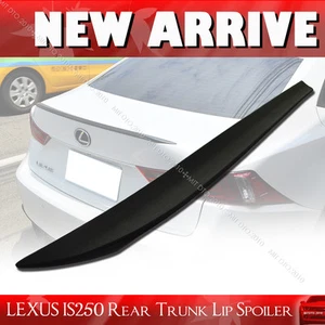 14-20 Fit For Lexus IS250 IS350 IS F Sedan Saloon Unpainted Rear Trunk Spoiler - Foto 1 di 1