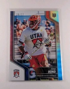 Piper Bond 2024 Premier Lacrosse League PLL #30 Blue Parallel Card #28 /77 - Picture 1 of 2