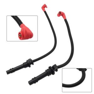 2x Ignition Coil Spark Plug Caps & Wires 4014295 4014296 For Polaris RZR 900 - Picture 1 of 10