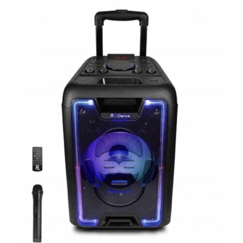 200W Portable Bluetooth Sound and Light Party System USB MP3 MicroSD AUX FM