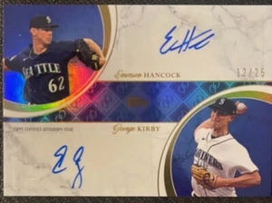 2024 Topps Dynamic Duals Emerson Hancock George Kirby Dual Autograph - /25 - Bild 1 von 2
