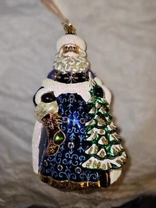 Radko "Midnight Blue" - Weihnachtsmann mit nachtblauem Gewand - #1018008 (2014) - Neu mit Etikett - Bild 1 von 12