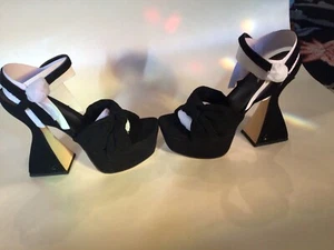 Circus NY schwarze Cord Damen Plateau High Heels neu mit Karton Gr.7,5 - Bild 1 von 17