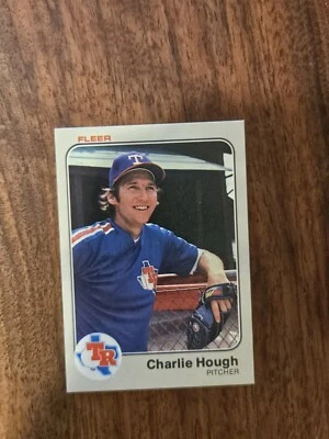 1983 Fleer Charlie Hough #570 Texas Rangers Baseball Card - Image 1 of 2