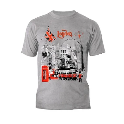 Urban Attitude London City Splash Illustrated Men's T-Shirt Artistic Design Tee - Image 1 of 4
