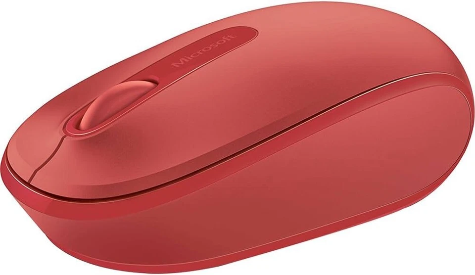 Microsoft Wireless Mobile Mouse 1850 - Flame Red - Image 1 of 1