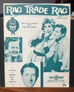 Rag Trade Rag: 1962 Sheet Music - BBC TV theme Reg Varney: Rare Aus Vintage - Imagen 1 de 6